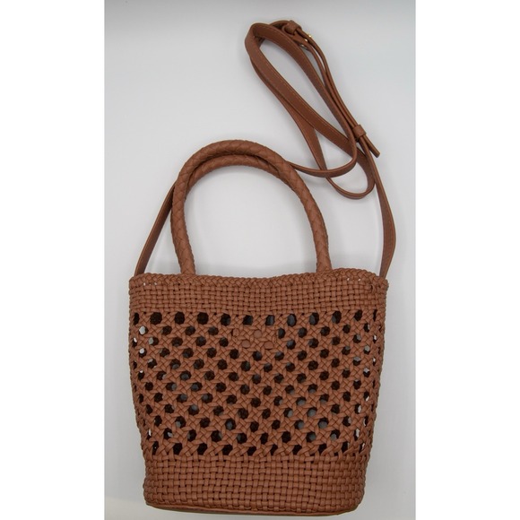 Loft Crochet Crossbody Bag Boho Classic‎ Brown - Picture 7 of 8